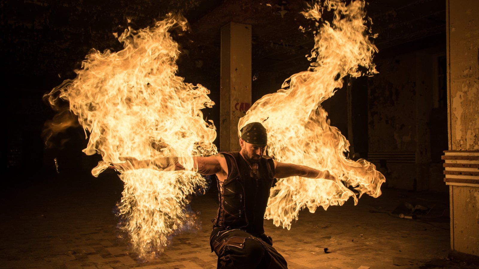The Fire Ninja — Fire act (placeholder photo)